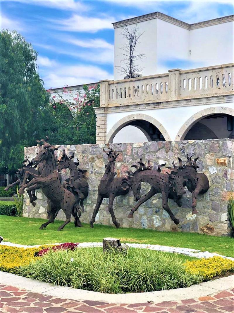 Hotel Hacienda Santa Fe غواناخواتو المظهر الخارجي الصورة